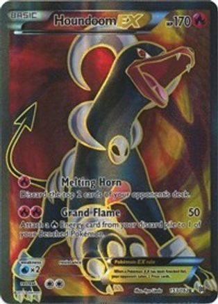 rare houndoom card Prices & Value 2026 Dark Clamp Houndoom EX 2015 Pokemon Red