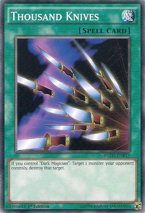 Thousand Knives (YGLD-ENB19) - King of Games: Yugi's Legendary Decks Common / Short Print Unlimited