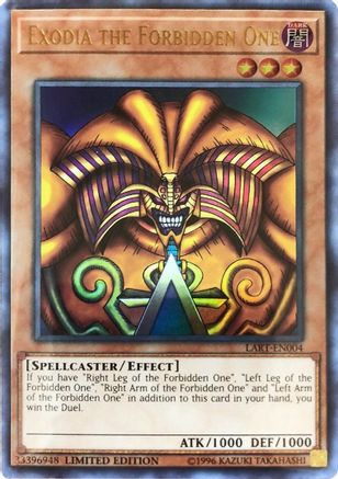 yugioh cards troll and toad Exodia the Forbidden One (LART-EN004)