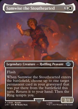 Samwise the Stouthearted 0449 Alternate Art Borderless
