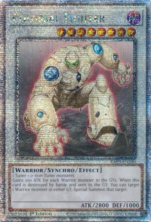 Colossal Fighter (Quarter Century Secret Rare) (RA03-EN200) - Quarter Century Bonanza Quarter Century Secret Rare 1st Edition