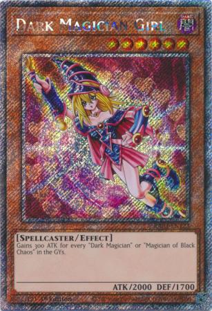 Dark Magician Girl (Platinum Secret Rare) (C) (RA03-EN123) - Quarter Century Bonanza Platinum Secret Rare 1st Edition