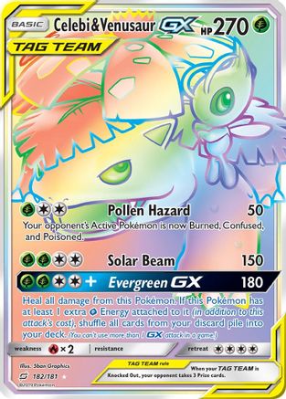 Celebi & Venusaur GX - 182/181
