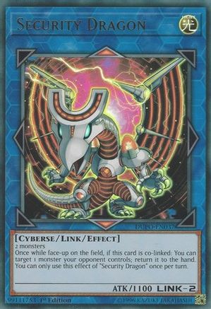 yugioh link summon cards Security Dragon (DUPO-EN037)