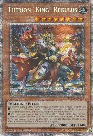 yugioh cards toad troll Therion "King" Regulus (Starlight Rare) (DIFO-EN007)