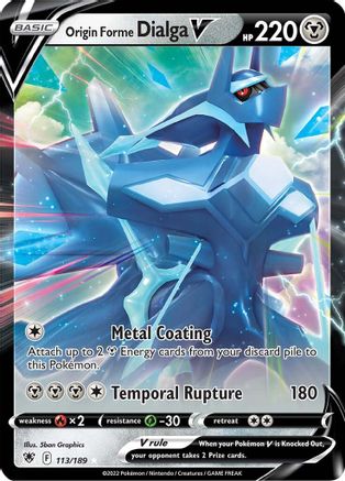 Origin Forme Dialga V - 113/189
