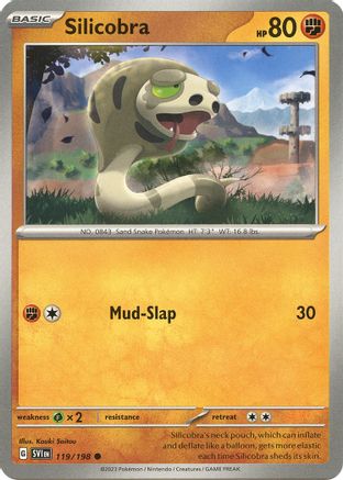Silicobra - 119/198 - Common Troll and Toad Silicobra - 119/198 - Common Troll and Toad