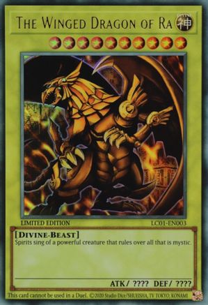 The Winged Dragon of Ra (25th Anniversary Edition) (LC01-EN003)