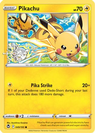 trollandtoad pokemon cards Pikachu - 049/195