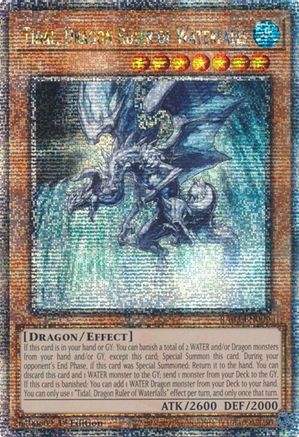 Tidal, Dragon Ruler of Waterfalls (Quarter Century Secret Rare) (RA03-EN009) - Quarter Century Bonanza Quarter Century Secret Rare 1st Edition