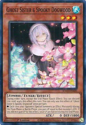 Ghost Sister & Spooky Dogwood (Alternate Art) (RA03-EN020) - Quarter Century Bonanza Super Rare 1st Edition