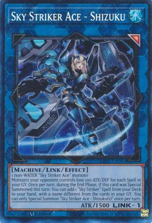 Sky Striker Ace - Shizuku (PCR) (RA03-EN043) - Quarter Century Bonanza Prismatic Collector's Rare 1st Edition