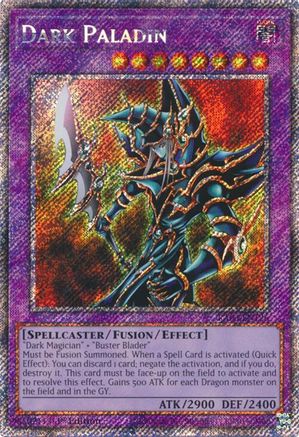 Dark Paladin (Platinum Secret Rare) (RA03-EN126) - Quarter Century Bonanza Platinum Secret Rare 1st Edition