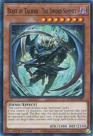 Beast of Talwar - The Sword Summit (SUDA-EN087) - Supreme Darkness Common / Short Print 1st Edition