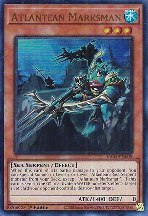 Atlantean Marksman (UR) (RA04-EN009) - Quarter Century Stampede Ultra Rare 1st Edition