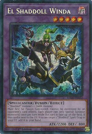 El Shaddoll Winda (Secret Rare) (RA04-EN052) - Quarter Century Stampede Secret Rare 1st Edition