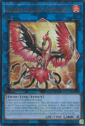 Knightmare Phoenix (BLMM-EN091) - Battles of Legend: Monster Mayhem Ultra Rare 1st Edition