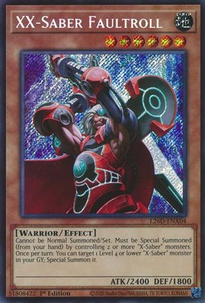 XX-Saber Faultroll (Secret Rare) (L26D-ENX04) - Legendary Modern Decks 2026 Secret Rare 1st Edition