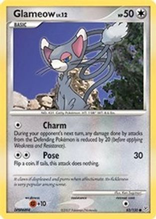 pokemon glameow card Pokmon Hit Points60 HP Form Pokemon TCG - SM9b -