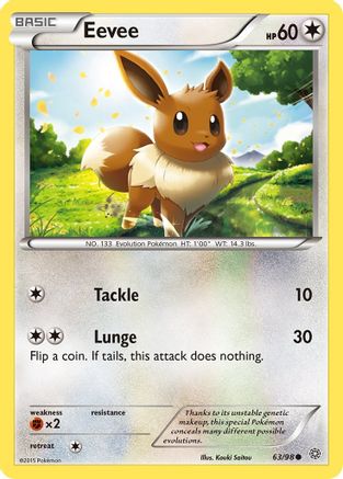 Eevee - 63/98 - Common Reverse Holo