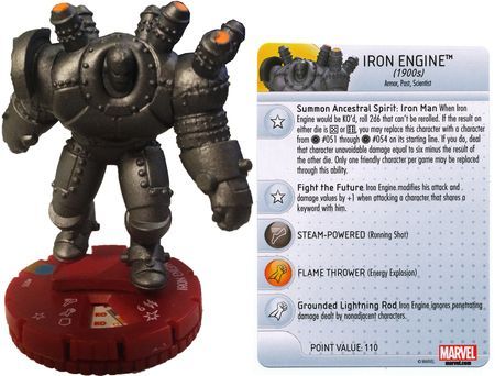 Iron Engine (1900s) #055 Chase Rare Invincible Iron Man Booster Set Ma ...