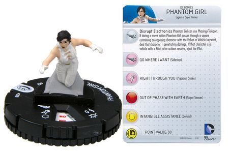 Phantom Girl #208 Superman and the LOSH Gravity Feed DC Heroclix ...