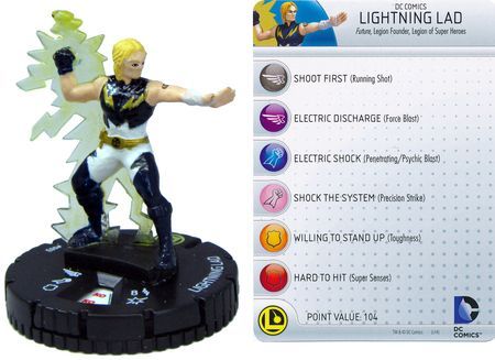 Lightning Lad #003 Superman: Legion of Super Heroes DC HeroClix – Troll ...