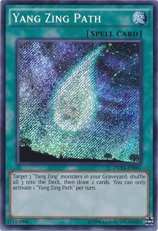 Yang Zing Path (DUEA-EN061) - Duelist Alliance Secret Rare Unlimited