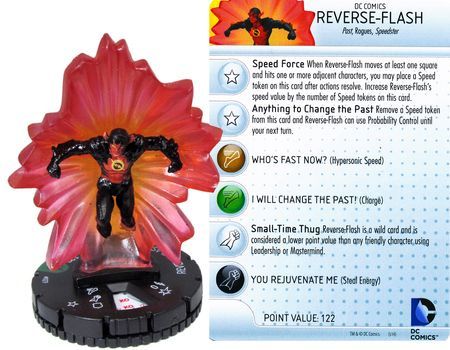 Reverse-Flash #027 The Flash Booster Set DC HeroClix