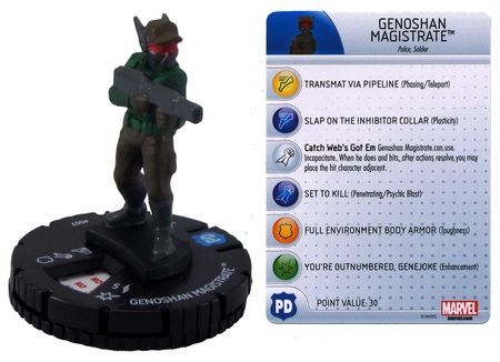 Genoshan Magistrate #007 The Uncanny X-Men Marvel Heroclix
