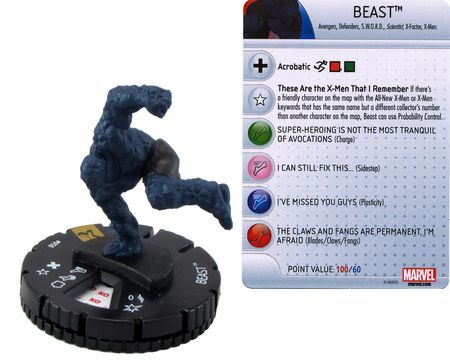 Beast #050 The Uncanny X-Men Marvel Heroclix