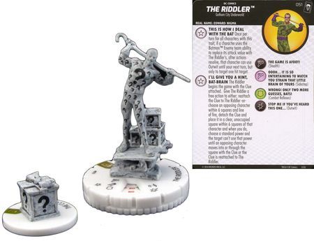The Riddler (Sketch Variant) #051 The Joker's Wild! DC Heroclix – Troll ...