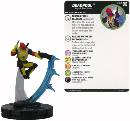 Deadpool #037b Deadpool and X-Force Booster Set Marvel Heroclix