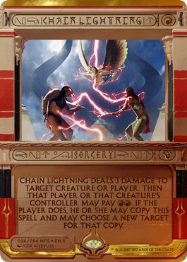 Chain Lightning 26/54 - Amonkhet Invocations