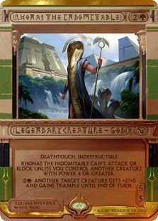 Rhonas the Indomitable 28/54 - Amonkhet Invocations