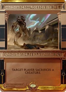Diabolic Edict 41/54 - Amonkhet Invocations