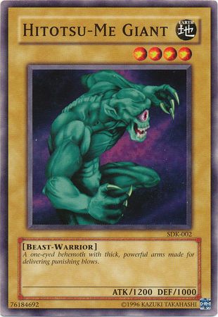Hitotsu-Me Giant (SDK-002) - Starter Deck: Kaiba Common / Short Print Unlimited
