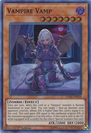 Vampire Vamp (DASA-EN050) - Dark Saviors Super Rare 1st Edition