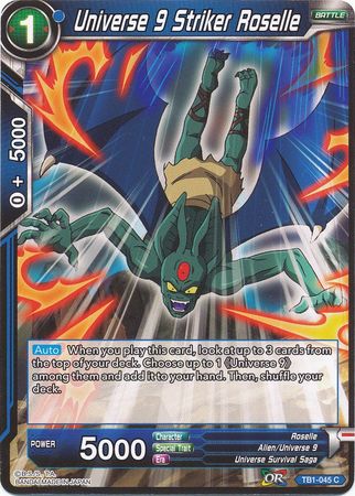 Universe 9 Striker Roselle - TB1-045 - Common