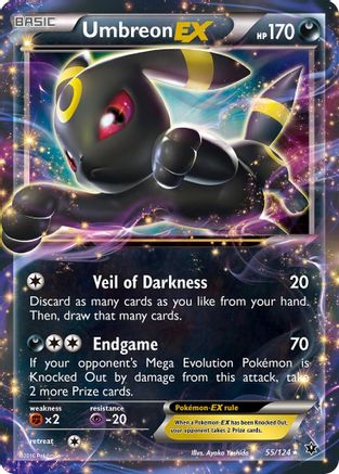 Umbreon EX - 55/124 - Ultra Rare