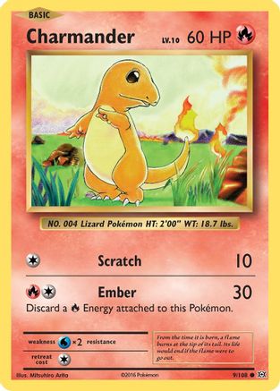 Charmander - 9/108 - Common
