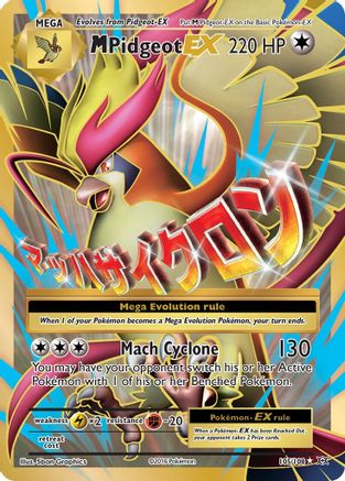 M Pidgeot EX - 105/108 - Full Art Ultra Rare