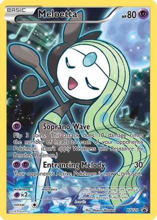 Meloetta - XY120 - Holo Promo