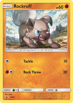 Rockruff - SM06 - Holo Promo