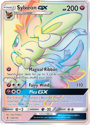 Sylveon GX - 158/145 - Hyper Rare