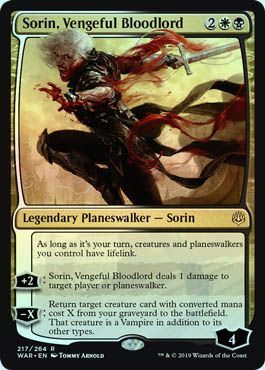 Sorin, Vengeful Bloodlord 217/264 - Foil