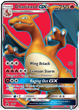 Charizard GX - SM60 - Full Art Promo