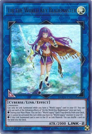 Lib World Key Lib the World Key Blademaster (DUOV-EN023) - Duel Overload Ultra Rare ...