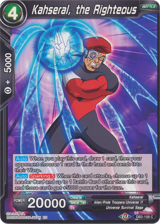 Kahseral, the Righteous - DB2-158 - Common
