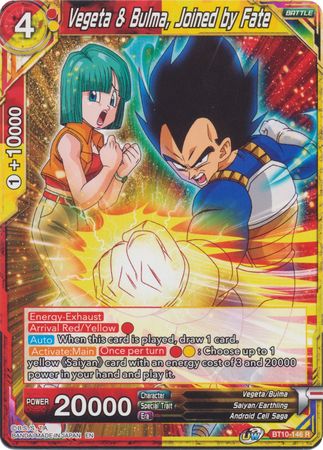 Vegeta & Bulma, Joined by Fate - BT10-146 - Rare – Troll and Toad